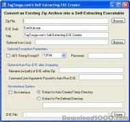 Zip Self-Extractor Creator screenshot